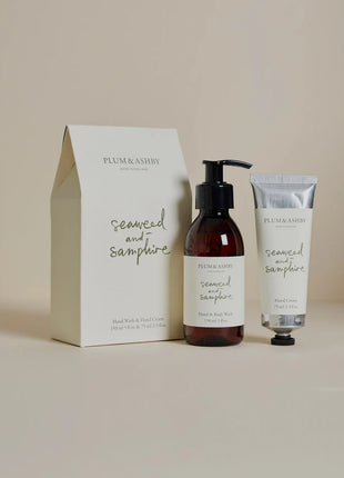 Plum & Ashby Hand Wash & Cream Set, Seaweed & Samphire