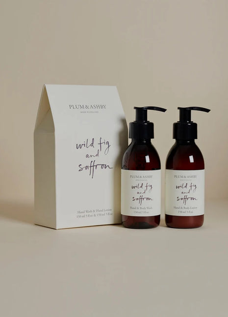 Plum & Ashby Hand Wash & Lotion Set, Wild Fig & Saffron