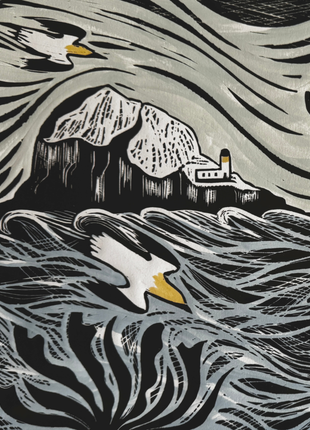 Kate Millbank Diving Gannets Print