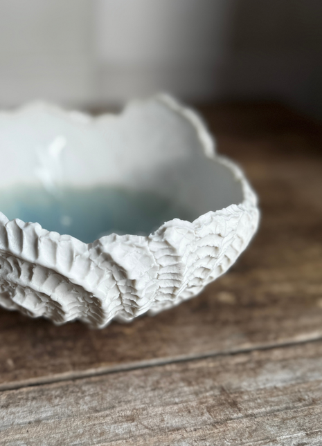 Jackie Hunter Medium Porcelain Bowl Green