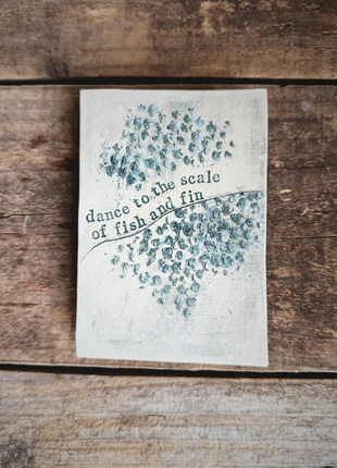 Seatree Poetry Plaque, Fish and Fin