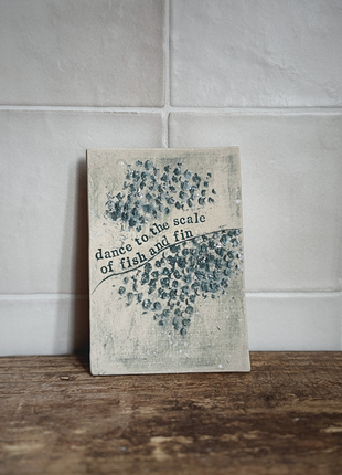 Seatree Poetry Plaque, Fish and Fin