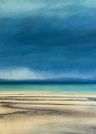 Jill Hodge Heavy Skies Over Gullane Framed