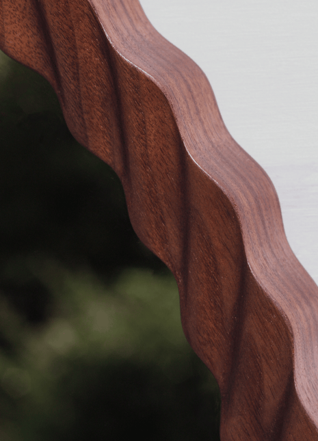 OINK, Kruller Midi Mirror, Walnut