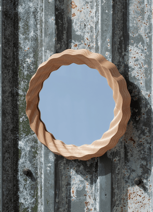 OINK, Kruller Porthole Mirror, Ash