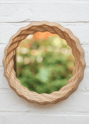 OINK, Kruller Porthole Mirror, Birch Plywood