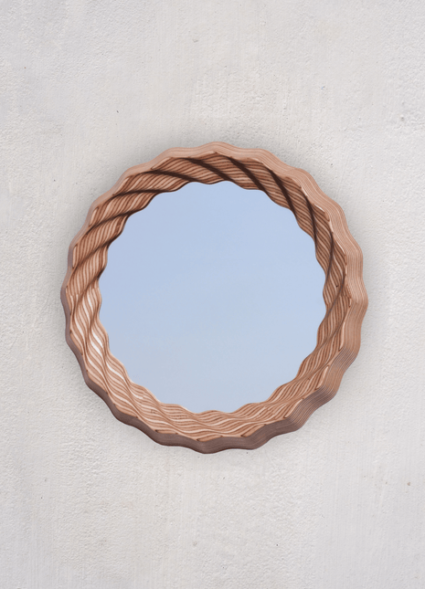OINK, Kruller Porthole Mirror, Birch Plywood