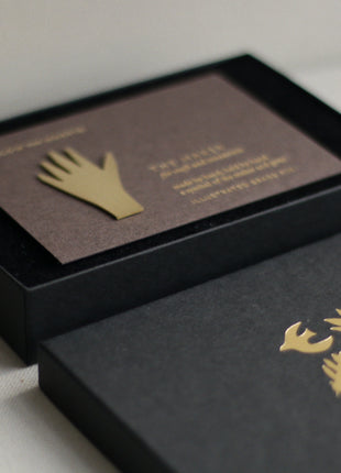 Follow The Magpie Brass Pin, The Maker