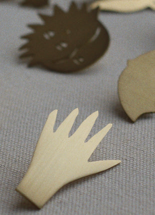 Follow The Magpie Brass Pin, The Maker