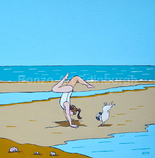 Bonzo Art - Beach Cartwheels